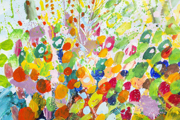 Detail of the Painting as a Background