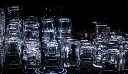 Glass in storage