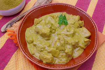 poulet au curry