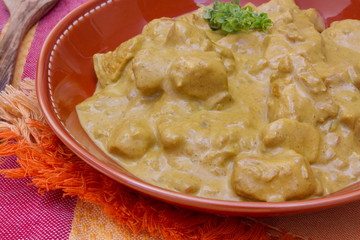poulet au curry