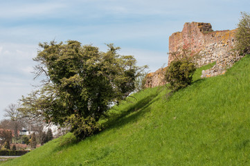 Fototapeta na wymiar Vordingborg castle ruins