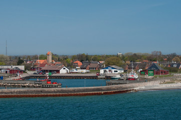 Gedser harbor in Denmark