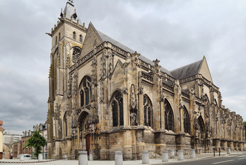 Fototapeta na wymiar Saint-Germain-l’Ecossais Church of Amiens