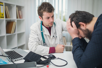 Fototapeta premium Doctor and patient