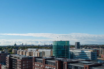 Skyline of Copenhagen Denmark