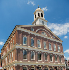 Fototapeta na wymiar Faneuil Hall in Boston on Freedom Trail
