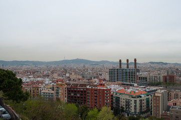 Fototapeta na wymiar city of Barcelona in Spain
