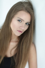 Fototapeta premium closeup. photo of an attractive young woman