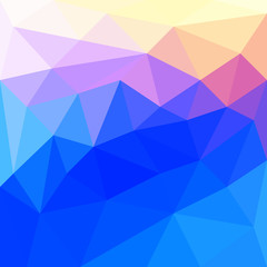 Abstract background in the polygonal style. The bright colors of the spectrum.