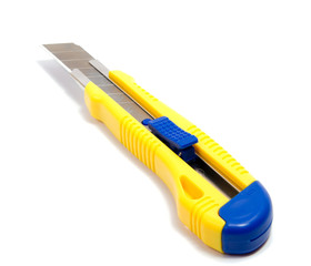 Knives for paper isolated on white background