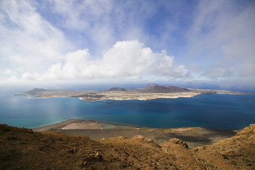 vulcanic Isle of La Graciosa, Canary Islands, Spain