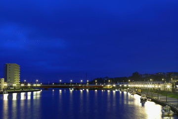 Obraz premium Kushiro Night view