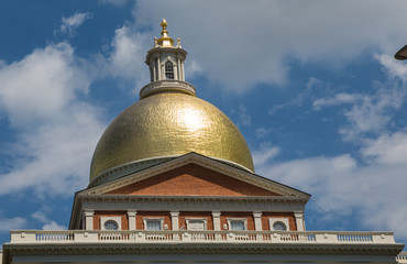 Massachusetts State House on Boston Freedom Trail