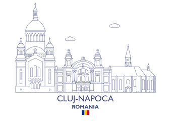 Cluj-Napoca City Skyline, Romania