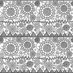 vector black and white illustration