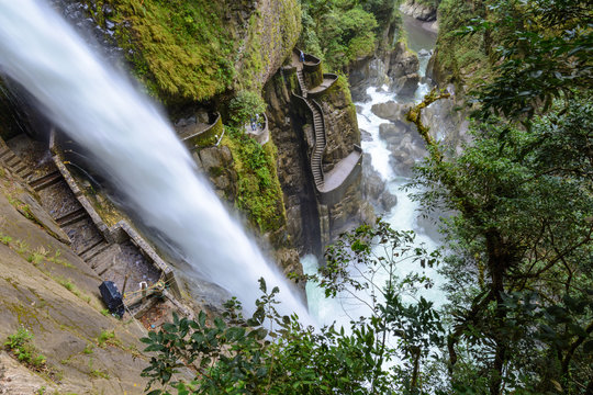 Fototapeta Pailon del Diablo waterfall, Ecuador