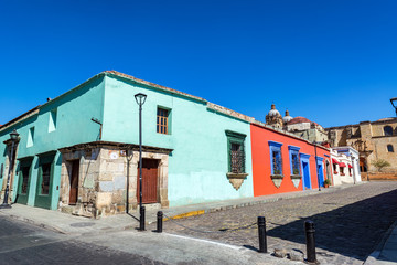 Obraz premium Colorful Colonial Architecture