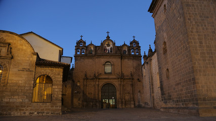 Fototapeta na wymiar Templo de la Sagrada Familia, Cuzco