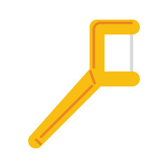 floss dental care related icon image vector illustration design 
