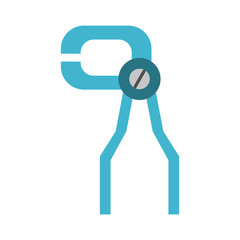 molar spreader dentistry related icon image vector illustration design 