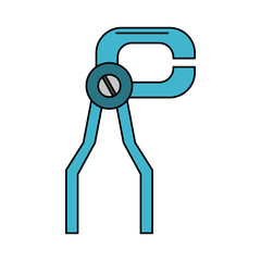 molar spreader dentistry related icon image vector illustration design 