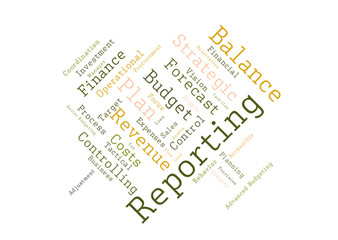 Financial Reporting word cloud