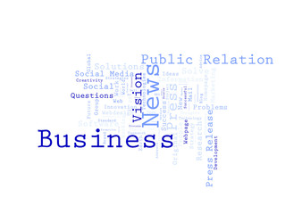 Business News word cloud