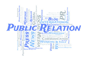 Public Relation word cloud