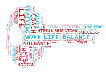 Work Life Balance shaped as a key