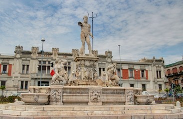 Obraz premium Ville de Messine en Sicile, sur les bords du détroit
