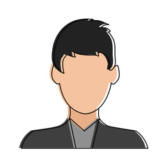 man avatar portrait icon image vector illustration design 