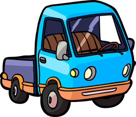 Cartoon image of a small truck