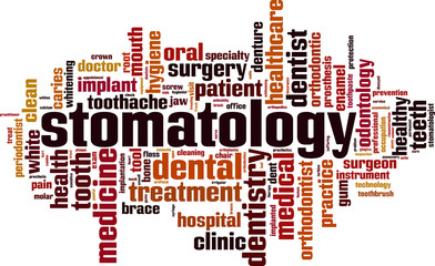 Stomatology word cloud