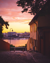 Solnedgång stockholm