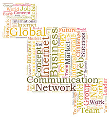 Global Business word cloud