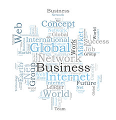 Global Business word cloud