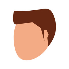head of man avatar icon image vector illustration design 