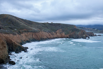 Fototapeta na wymiar Pacific ocean coast. Pacifica. California