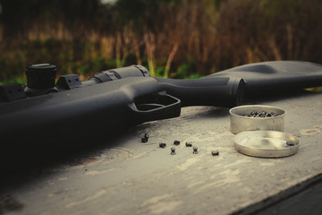 pellets and airgun