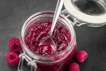 Fresh made Raspberry Jam