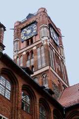 Tour de l'hôtel de ville de Torun Pologne