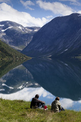 Fototapeta premium nordfjord norway panorama