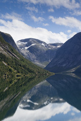 Naklejka na ściany i meble nordfjord norway panorama