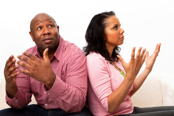 Loving smiling man and woman hugging.