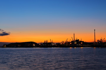 Fototapeta premium 釧路夜景