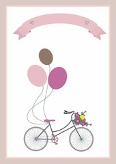 Wedding Card, Cute Background, Flower Frame