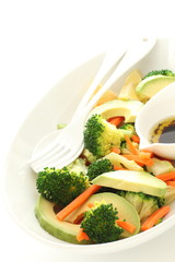 broccoli and carrot salad