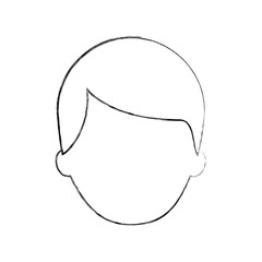 man avatar face male smiling image vector illustration