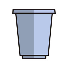 coffee cup icon over white background vector illustration