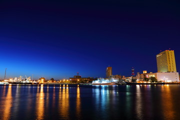 Naklejka premium 釧路夜景